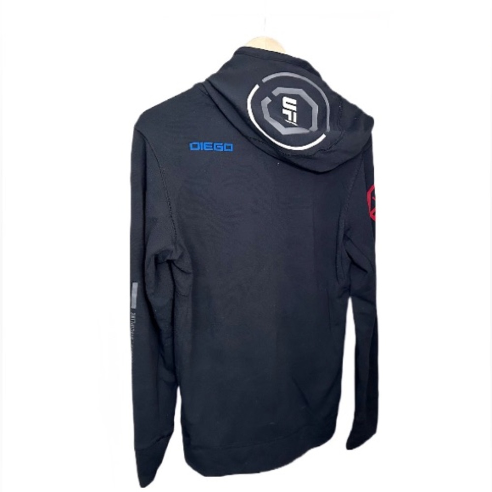 Reebok UFC Black & Blue ‘Diego Sanchez’ Warm Up Fight Kit Set | Men’s Small